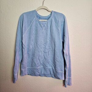 outerknown womens blue sweatshirt large